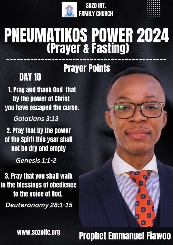 Pneumatikos Power 2024 - Prayer and Fasting Day 10