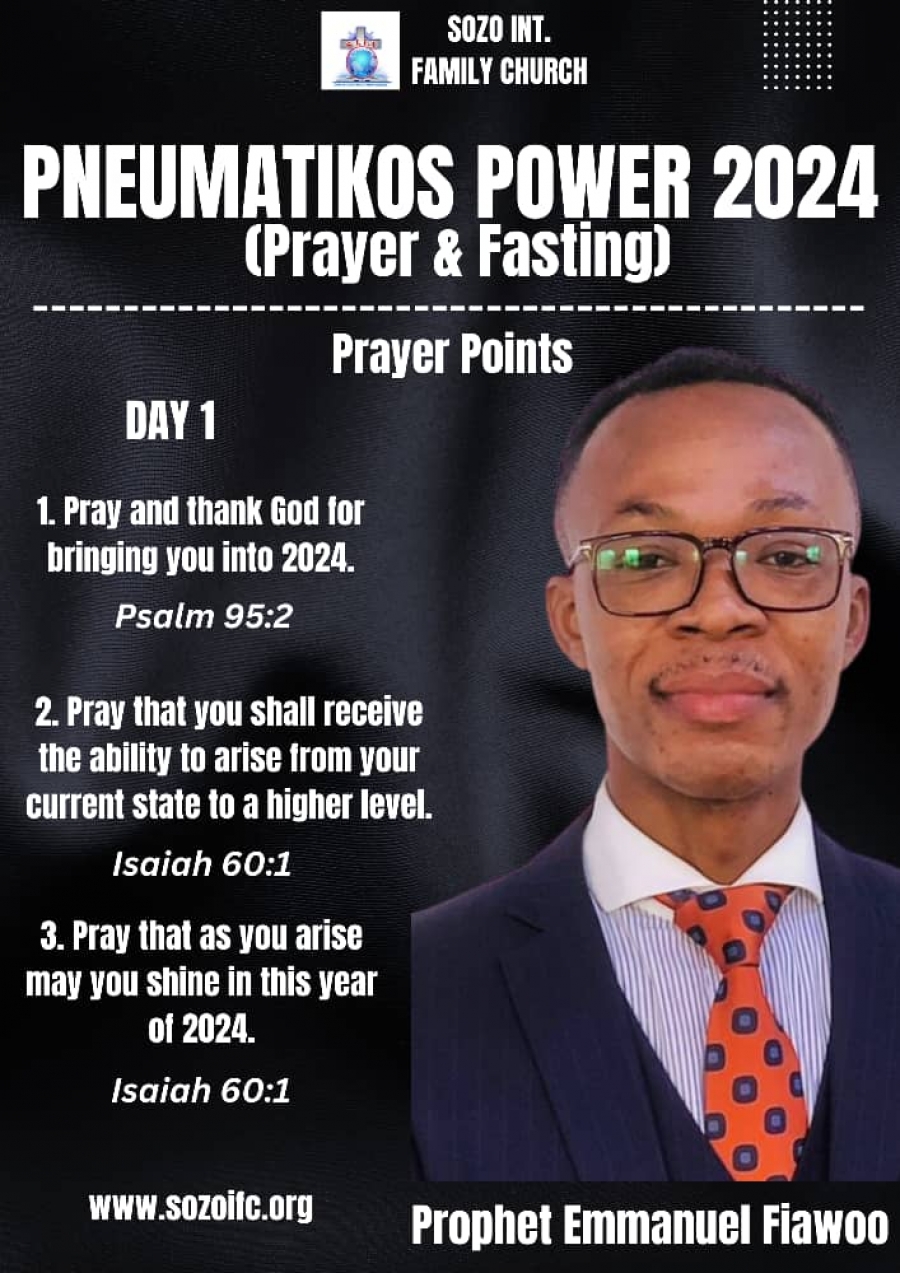 Pneumatikos Power 2024 - Prayer and Fasting Day 1