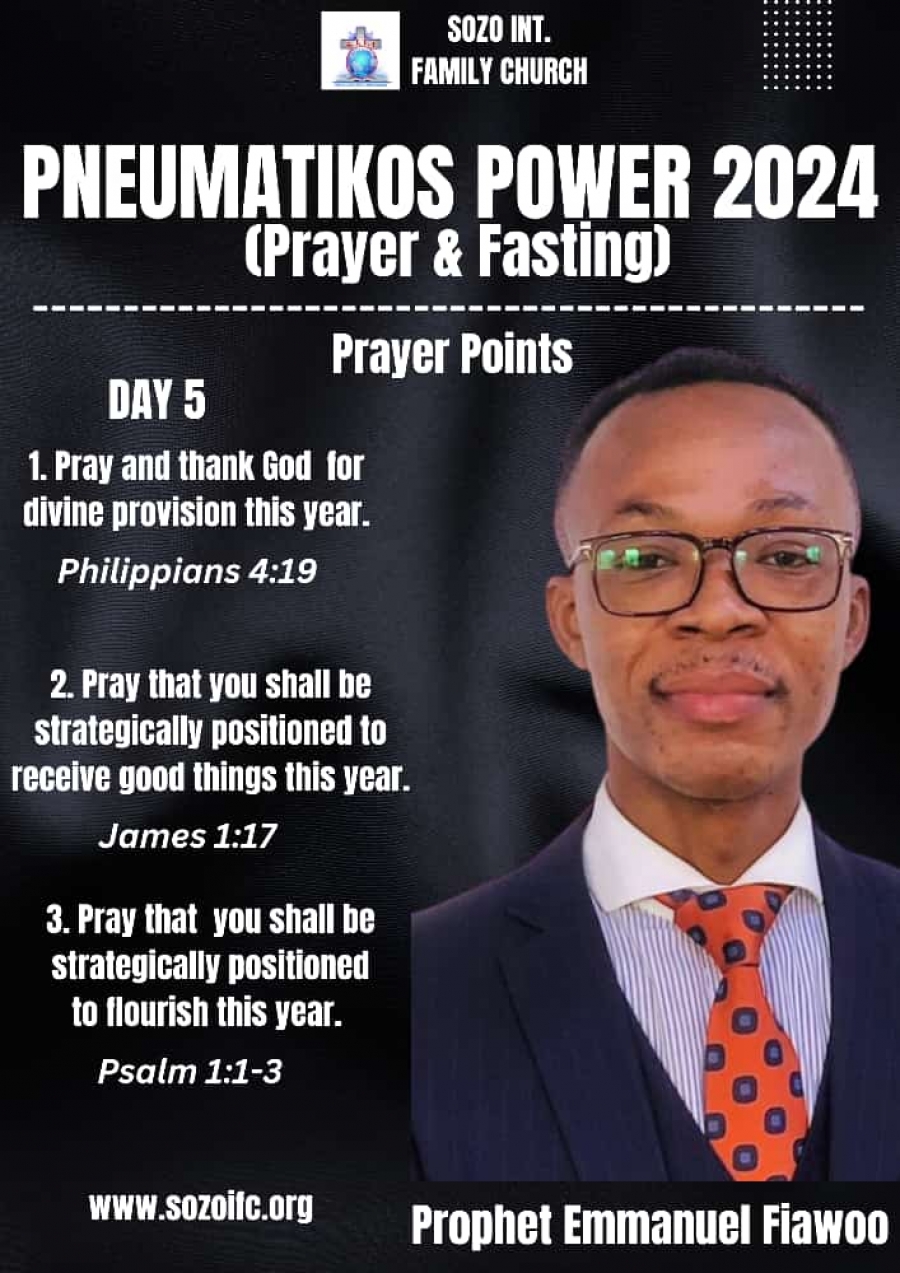 Pneumatikos Power 2024 - Prayer and Fasting Day 5